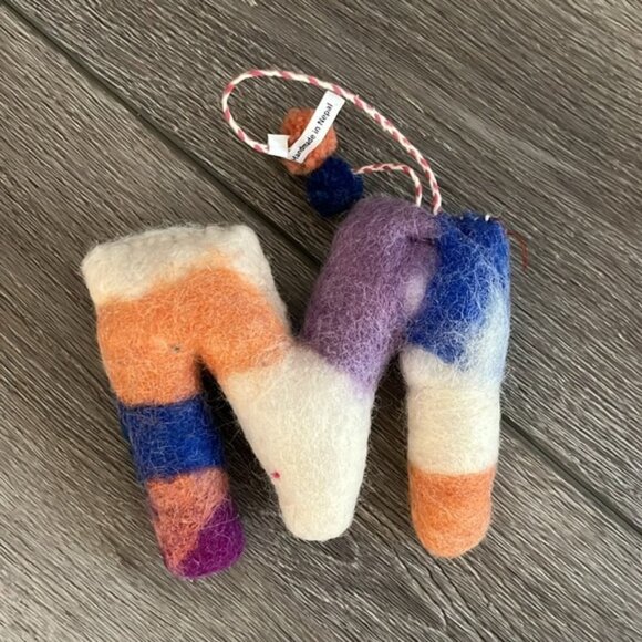 Anthropologie Embellished  Letter Ornament “M” - Picture 4 of 5